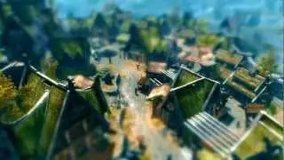 Skyrim Timelapse 4 - Beautiful Whiterun + Tilt Shift [HD]