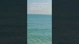 Qatar Coastline Waves 🌊🇶🇦 | Peaceful Beach Vibes