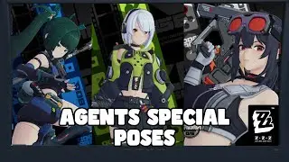 Zenless Zone Zero - Agents Menu poses [1.1. version]