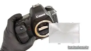 Como trocar o despolido fresnel da Canon 5D Mark II ou 6D e onde encontrá-lo para mais modelos DSLR.