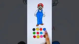 Super Mario Bros #supermario #satisfying #handmadedrawing #shorts #itx_zimal_arts