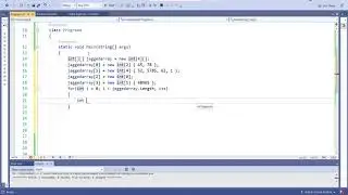 C# Jagged Array Example | Print Jagged Array | How To Show Jagged Array In Screen |  Filling Array