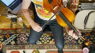 Bile 'Em Cabbage Down - The Old Time 💯 - Overhead Fiddle Cam