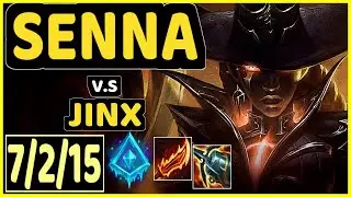SENNA vs JINX - 7/2/15 KDA BOTTOM ADC GAMEPLAY - EUW Ranked GRANDMASTER