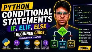 Python Condition Statements Explained | if, elif, else in Python | Python Tutorial for Beginners