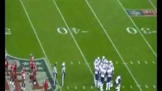 International series 2009 - Tom Brady first throw