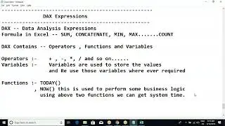 20. DAX, Date and Time Functions in Power BI