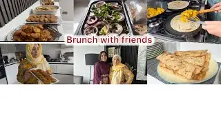 I Made South Indian Masala Dosa For My Friends || I Invited My Friends For Brunch || Allu Pratha ||