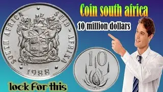 1988 South Africa 10 Cents Coin Worth $4? 💰 Old Coin Vault Discovery | Rare Coin Value