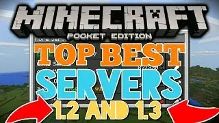 THE TOP BEST SERVER IN MCPE IN 1.2 AND 1.3 ( MINECRAFT PE )