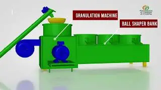 Organic Fertilizer Granulation from Waste Decomposition to high quality fertilizer