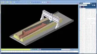 Automated Fibre Placement - wind blade: VERICUT Composite CNC simulation