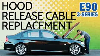 BMW E90 3-Series Hood Release Cable Replacement for 325i, 325Xi, 330i, 330xi, 328i, 335i