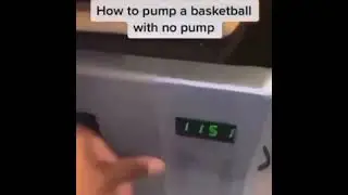 how to pump a basketball with no pump
