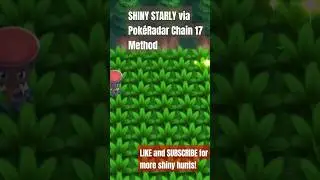 Finding SHINY STARLY via Pok&eacute;Radar Chain 17 Method! | Pok&eacute;mon BDSP