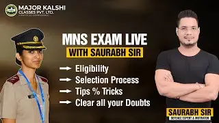 MNS Exam Live Interaction With Saurabh Sir