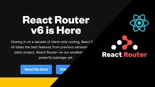 react router v6 tutorials #react  #projects for beginners