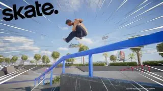 12 Minutes of REALISTIC lines on the NEW SKATE. game **ASMR** - Skate.