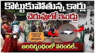 Cyclone Montha Batters Warangal, Hanamkonda |  Massive Flood | ZEE Telugu News