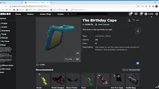 ROBLOX 14th Birthday Promocode!
