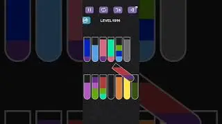 Water Sort Puzzle Level 1996 #watersortpuzzle #96
