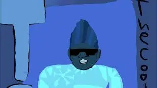 thecoolice playing the guitar