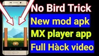 MX player mod apk flap up game h&agrave;ck trick unlimited scrore live proof