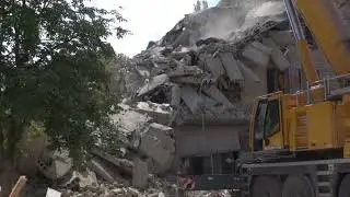 Rescuers are dealing with the aftermath of a cynical missile strike on Kryvyi Rih. 31 07 23
