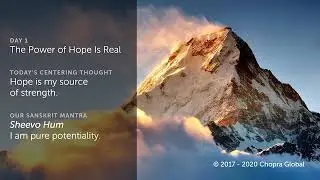 Manifesting Hope Day 1