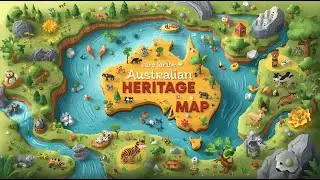Australia&rsquo;s Natural Heritage Map for Kids &ndash; 5 Wild Places 🇦🇺🌿 | HappyHeartsKids