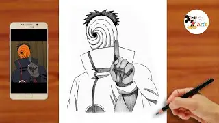 How To Draw Obito Uchiha - Step by Step || Naruto Drawing Toturiol 