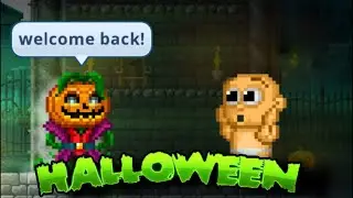Pixel Worlds Halloween! PW SHUTTING DOWN!