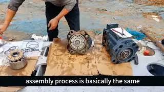 Kawasaki K3V112 Hydraulic Pump Assembly Demo