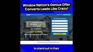 Window Nation’s genius offer that converts leads like crazy 🤯 👇 #shorts