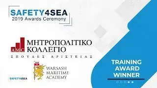 Metropolitan College / Warsash Maritime Academy receives SAFETY4SEA Training Award