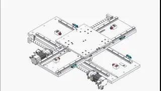 XY-Tisch als Positioniersystem - Kreuztisch mit Spindelachsen