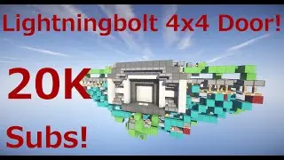 [20K Subs!] Fastest Possible 4x4 Piston Door - Opens in 0.15 Seconds!