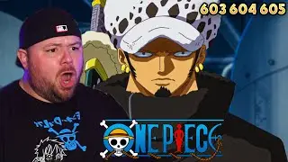 Law Is Sneaky! One Piece Reaction | Episode 603, 604, & 605