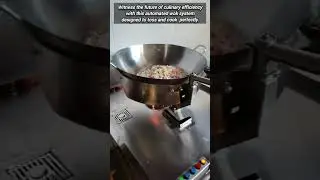 Automated Industrial Wok Machine For High Speed Cooking Success