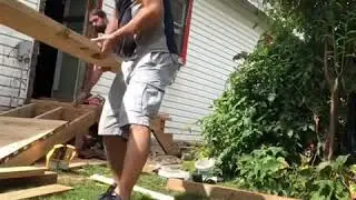 Building a handicap ramp