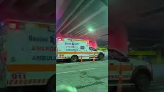 Ambulance at Boston Logan International Airport ￼