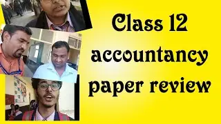 CBSE Class 12 accountancy paper review