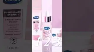 3step glow getter routine|Cetaphil Bright Healthy Rediance perfecting serum#cetaphil#skincare#viral