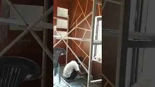 Masking Tape Wall Design