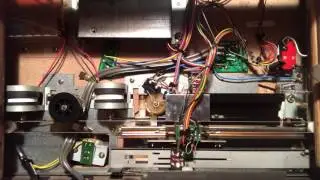 Mitsubishi LT 20 Turntable inside while operating