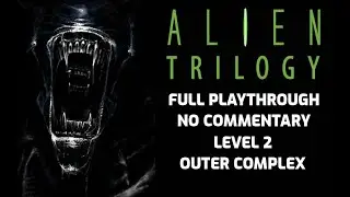 Alien Trilogy walkthrough | PS1 | No commentary | Level 2, Outer Complex