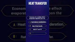 economy of evaporator #heattransfer #engineering #objective #quiz #gice #shorts #gate #ecet #diploma