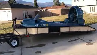 Hovercraft Prototype Trailer First Load