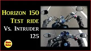 Dafra Horizon 150 -Test ride comparando com a Intruder 125