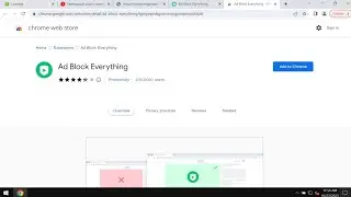 Ad Block Everything adware-type extension removal.